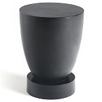 Приставной столик из массива манго Tom-tom Black варинант исполнения - 1 | Loft Concept в Кирове