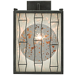 Бра с круглой зеркальной вставкой с эффектом ржавчины Stunning Radiance варинант исполнения - 2 | Loft Concept в Кирове