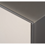 Комод со стеклянной столешницей и с выдвижными ящиками Minimalist Accent варинант исполнения - 3 | Loft Concept в Кирове