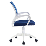 Офисное кресло с основанием из белого пластика Desk chairs Blue варинант исполнения - 3 | Loft Concept в Кирове