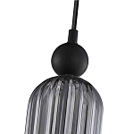 Подвесной светильник с рифленым стеклянным плафоном цилиндрической формы ARTICOLO варинант исполнения - 2 | Loft Concept в Кирове