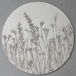 Панно Серые цветы варинант исполнения - 1 | Loft Concept в Кирове