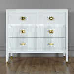 Бельевой Комод с 4 ящиками Elsa Dreams White варинант исполнения - 5 | Loft Concept в Кирове