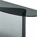 Консоль дымчатого цвета с изогнутым основанием Arabesque варинант исполнения - 1 | Loft Concept в Кирове