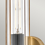 Бра для ванных комнат с прозрачным цилиндрическим плафоном на круглом основании Hinkley варинант исполнения - 4 | Loft Concept в Кирове