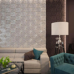 Гипсовая 3D панель с принтографией PM-37 варинант исполнения - 2 | Loft Concept в Кирове