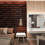 Гипсовая 3D панель с принтографией PM-03 варинант исполнения - 2 | Loft Concept в Кирове