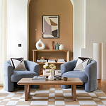 Стол журнальный из массива и шпона дуба Oak Essence Carden варинант исполнения - 6 | Loft Concept в Кирове