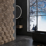 Гипсовая 3D панель с принтографией PM-30 варинант исполнения - 2 | Loft Concept в Кирове