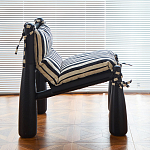 Кресло черно-белое со съемными подушками Celebrity варинант исполнения - 6 | Loft Concept в Кирове