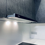 Угловой кухонный гарнитур Жемчужный белый Серый Clarke Kitchen Set White Grey варинант исполнения - 3 | Loft Concept в Кирове