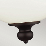 Подвесной светильник с белым стеклянным плафоном в форме шара на цепи Feiss варинант исполнения - 5 | Loft Concept в Кирове