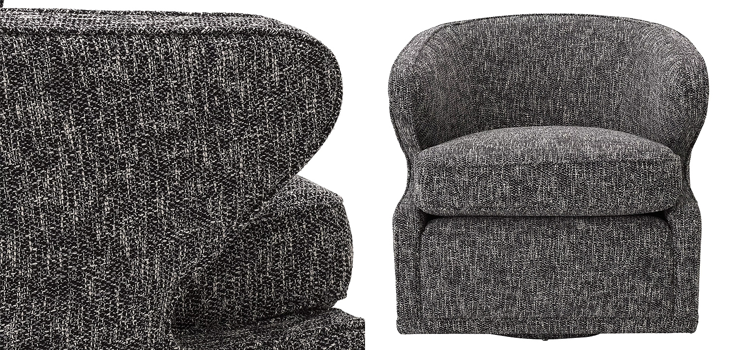 Кресло Eichholtz Swivel Chair Dorset Cambon Black Кресло Eichholtz Swivel Chair Dorset Cambon Black - Loft-Concept в Кирове