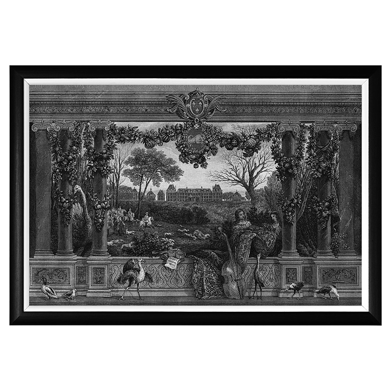 Постер Monceau Palace Poster Черный Белый Постер Monceau Palace Poster Черный Белый в Кирове | Loft Concept
