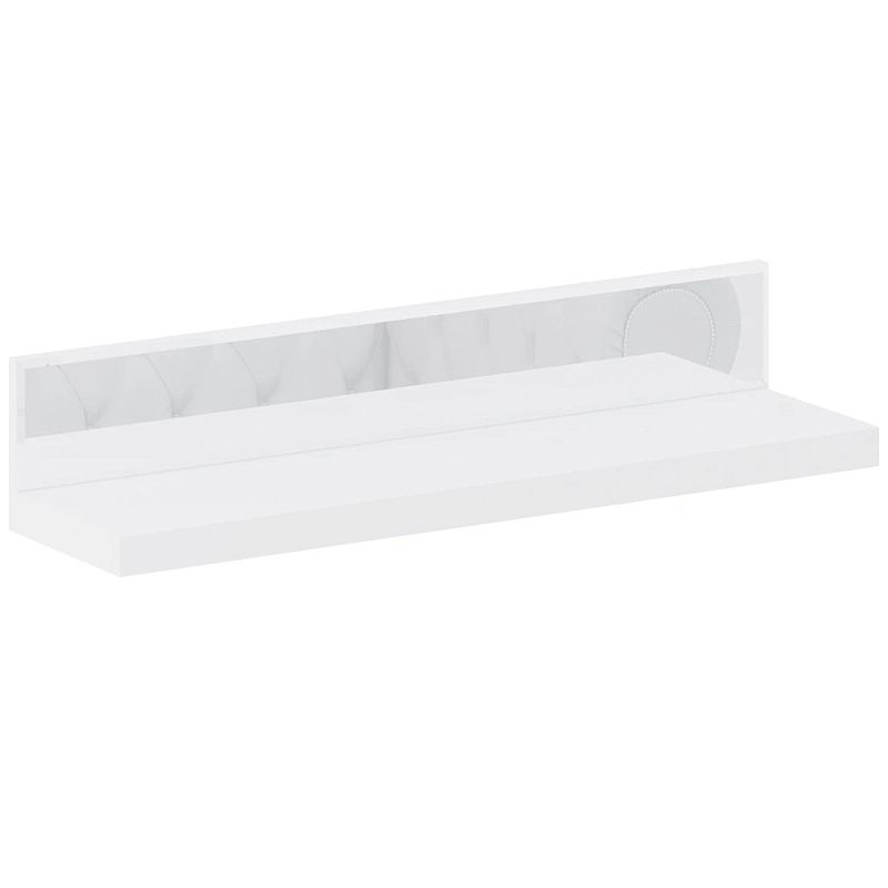Полка с зеркальным декором Arden Mirror Shelf Зеркало Белый Черный Полка с зеркальным декором Arden Mirror Shelf Зеркало Белый Черный в Кирове | Loft Concept