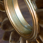 Зеркало-солнце с золотыми с лучами Rays of Peace варинант исполнения - 2 | Loft Concept в Кирове