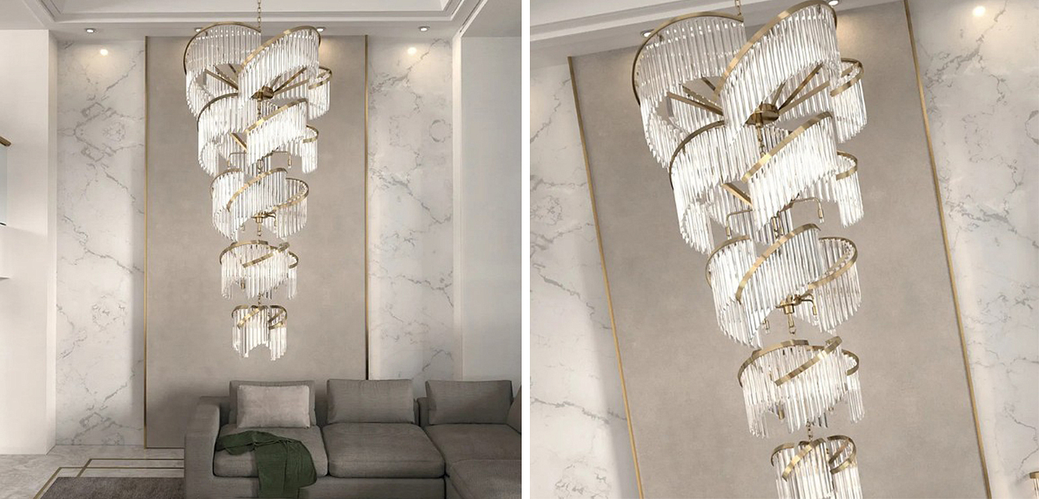 Большая Многоярусная Люстра для Высокого потолка Odeon Large Tiered Chandelier Большая Многоярусная Люстра для Высокого потолка Odeon Large Tiered Chandelier - Loft-Concept в Кирове