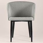 Мягкое кресло на металлических ножках Shaggy Grey варинант исполнения - 3 | Loft Concept в Кирове