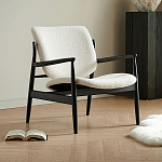 Кресло с каркасом и ножками из древесины и мягкими сиденьем и спинкой Venice варинант исполнения - 6 | Loft Concept в Кирове