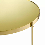 Кофейный столик овальный золотой Modern Mirror Gold Table варинант исполнения - 3 | Loft Concept в Кирове