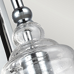 Бра с плафоном в форме колокола из прозрачного стекла с пузырьками Feiss варинант исполнения - 4 | Loft Concept в Кирове