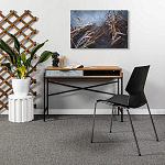 Стол рабочий в стиле лофт с ящиком и нишей для хранения Urban Style Space варинант исполнения - 4 | Loft Concept в Кирове