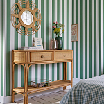 Консоль из плетеного ротанга с ящиками Armelle Rattan Console варинант исполнения - 5 | Loft Concept в Кирове