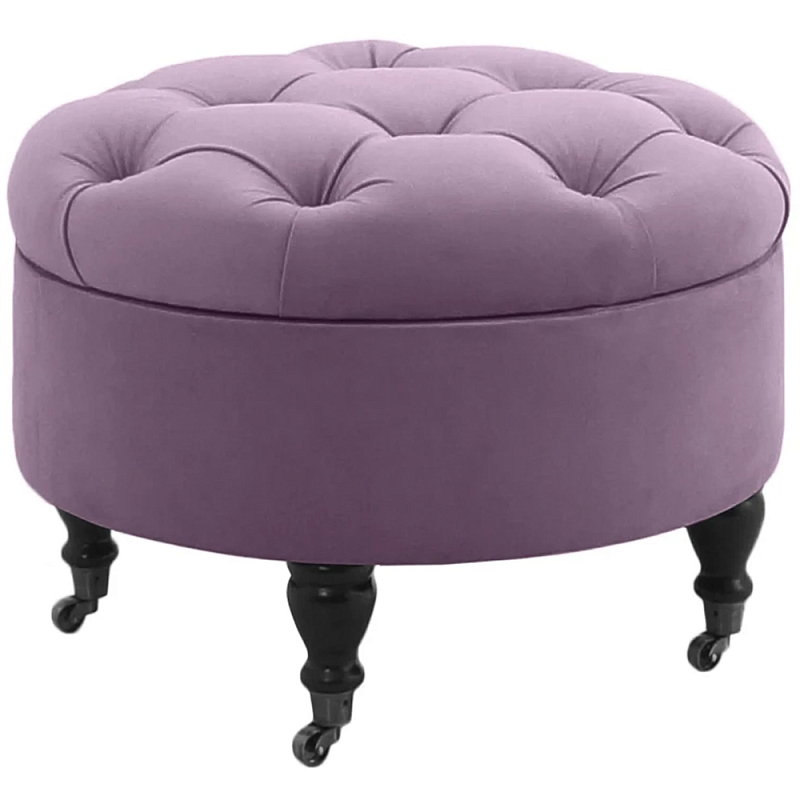 Круглый пуф на ножках Cheryl Pouf Мульти Круглый пуф на ножках Cheryl Pouf Мульти в Кирове | Loft Concept