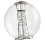 Подвесной светильник с плафоном в форме шара Inner Gleam Orb silver варинант исполнения - 5 | Loft Concept в Кирове