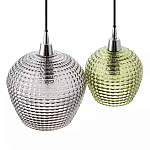 Подвесной светильник каскадный с 2-мя рельефными плафонами Cascade with Relief Lampshades варинант исполнения - 4 | Loft Concept в Кирове