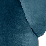 Барный стул вращающийся со спинкой Синий Велюр Vendramin Chair варинант исполнения - 3 | Loft Concept в Кирове