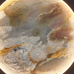 Бра в форме диска черного цвета Borders of Black варинант исполнения - 3 | Loft Concept в Кирове