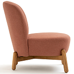Кресло на деревянных ножках Olguin Pink Chair варинант исполнения - 3 | Loft Concept в Кирове