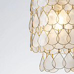 Подвесной светильник с декором из натуральной морской ракушки Iridescent Light варинант исполнения - 4 | Loft Concept в Кирове