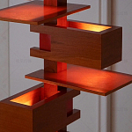 Торшер с каркасом из множества полок Links варинант исполнения - 2 | Loft Concept в Кирове