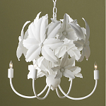 Люстра белая в виде цветков шиповника White Rosehip Flower варинант исполнения - 3 | Loft Concept в Кирове