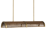 Люстра линейная полукруглой формы Wooden Horseshoe варинант исполнения - 4 | Loft Concept в Кирове