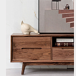 Тумба под телевизориз массива дерева TV Stand made of Walnut Wood варинант исполнения - 3 | Loft Concept в Кирове