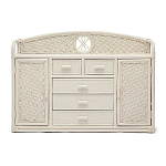 Комод из натурального ротанга Weavella белый варинант исполнения - 1 | Loft Concept в Кирове