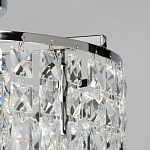 Потолочный светильник круглый с прозрачными подвесками Lunet варинант исполнения - 13 | Loft Concept в Кирове