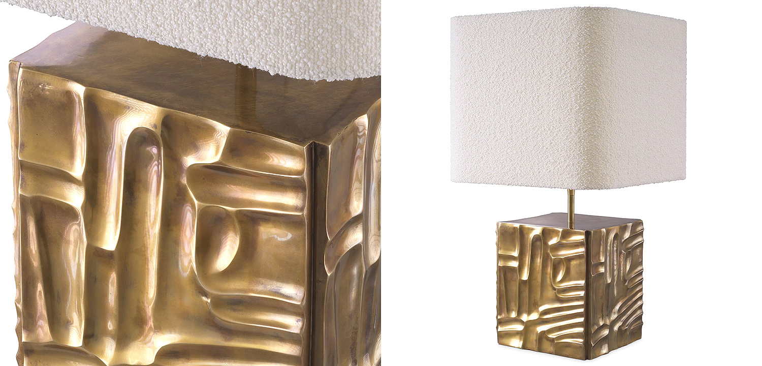 Настольная лампа Eichholtz Table Lamp Oregon Bouclé Настольная лампа Eichholtz Table Lamp Oregon Bouclé - Loft-Concept в Кирове