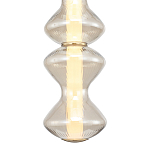 Подвесной светильник светодиодный с стеклянным волнообразным плафоном Amphora of Light варинант исполнения - 4 | Loft Concept в Кирове