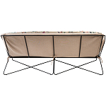 Трехместный диван на металлическом каркасе с цветочным принтом в стиле шинуазри Chinoiserie Birds on a Tree Sofa варинант исполнения - 2 | Loft Concept в Кирове