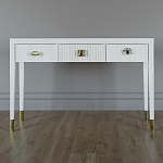 Дизайнерский Письменный стол Elsa Dreams White с тремя ящиками варинант исполнения - 1 | Loft Concept в Кирове