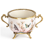 Фарфоровая чаша с бронзовыми элементами Eden Garden варинант исполнения - 1 | Loft Concept в Кирове