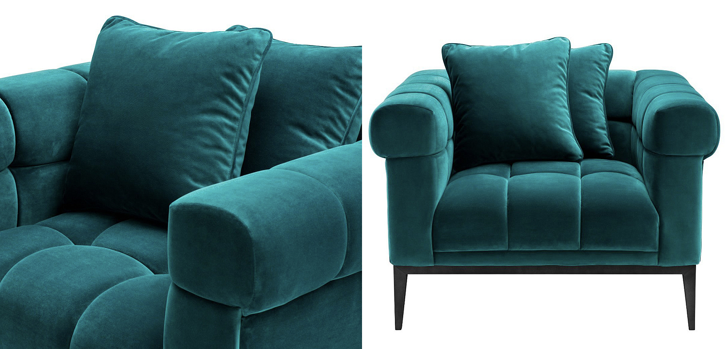 Кресло Eichholtz Chair Aurelio sea green Кресло Eichholtz Chair Aurelio sea green - Loft-Concept в Кирове