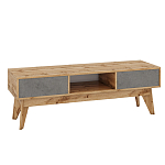 ТВ-тумба с фасадом цвета серый бетон Grace of Furniture  варинант исполнения - 1 | Loft Concept в Кирове