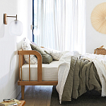 Кровать из массива дуба с пружинным блоком Mateta варинант исполнения - 8 | Loft Concept в Кирове