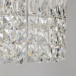 Потолочный светильник круглый с прозрачными подвесками Lunet варинант исполнения - 14 | Loft Concept в Кирове