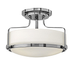 Потолочный светильник с круглым матовым белым плафоном Hinkley варинант исполнения - 9 | Loft Concept в Кирове